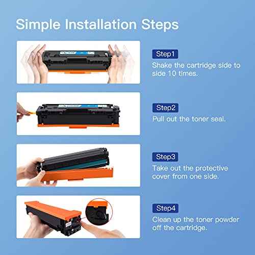 GPC Image Compatible Toner Cartridge Replacement for Canon 054 054H to use with ImageClass LBP622Cdw MF644Cdw MF642Cdw MF640C LBP620 Toner Printer Ink (Cyan)