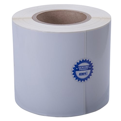 Kenco Premium Inkjet 5" X 5" Rectangle High Gloss Paper Roll-Fed Inkjet Labels. Compatible with Primera Color Label Printers and Many Other Printer Brands. Supplied 500 Labels on a 3 core.