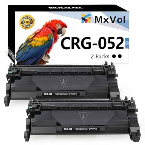 MxVol 2PK CRG052 Toner Cartridge Compatible Replacement for Canon 052 CRG-052 Toner Cartridge Black Ink for Canon imageCLASS MF424dw MF426dw MF429dw MF429x LBP214dw LBP215dw Printer