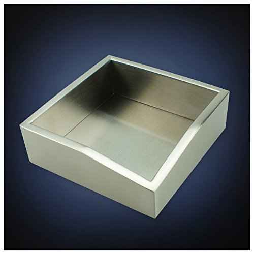 Modern Art Paper Clip Holder/Dispenser - St211 Stainless Steel Satin Finish Patent Applying for Push Pin Safety Pin Binder Clip Straight Pin Hair Clip Box Cup