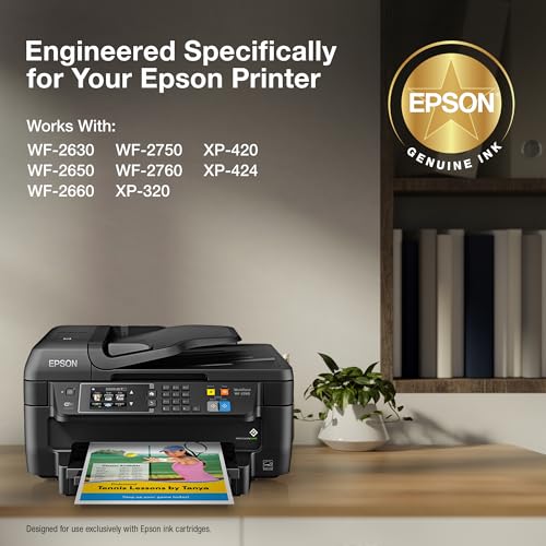 EPSON 220 DURABrite Ultra Ink Standard Capacity Black Dual Cartridge Pack (T220120-D2) Works with WorkForce WF-2630, WF-2650, WF-2660, WF-2750, WF-2760, Expression XP-320, XP-420, XP-424
