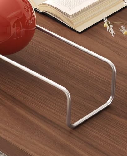 Sekcrlaumix Red Stainless Steel Desktop Magazine Rack & Book Organizer - 18.9 Inches
