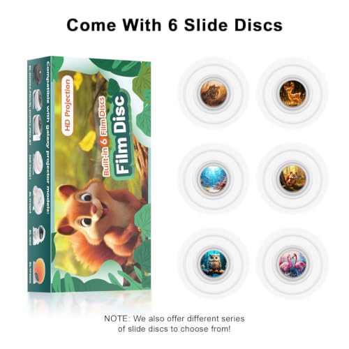 Rusoso Galaxy Projector Pro Disc Set 6-Pack 5K HD Ocean Scene Replacement