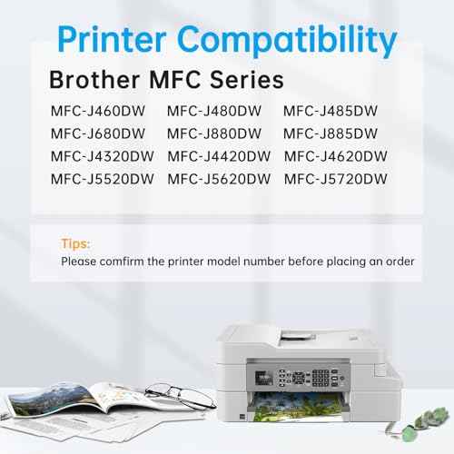 18-Pack LC203 Ink Cartridges, High Yield Replacement for Brother LC203XL LC203BK LC201 Cartridge Work for MFC-J480DW MFC-J485DW MFC-J4620 MFC-J4420DW Printer (6BK,4C,4M,4Y)