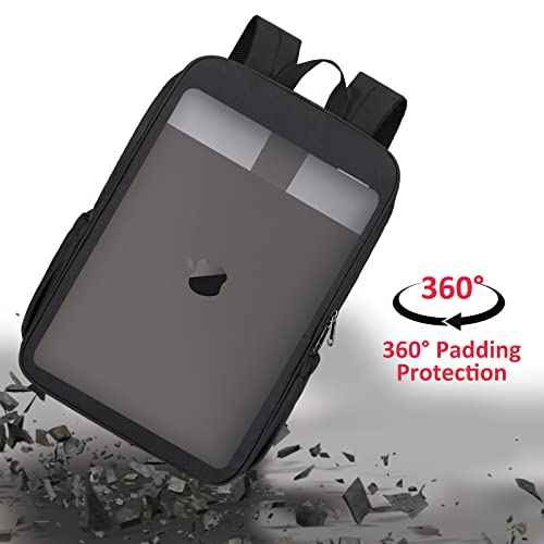 MAXTOP Travel Laptop Backpack with USB Charging Port Anti-Theft[Water Resistant] College Bookbag Fits 18.4 Inch Laptop