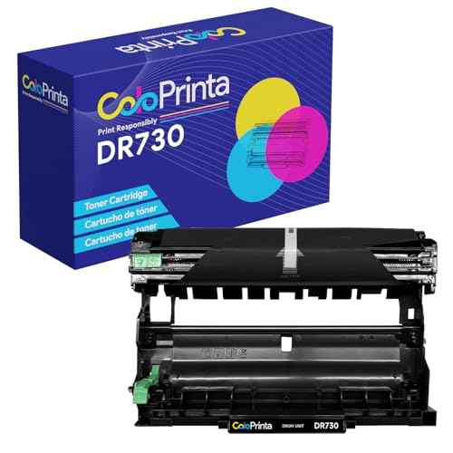 DR730 Drum Unit Replacement for Brother DR730 DR-730 Drum Unit Compatible with HL-L2350DW HL-L2395DW HL-L2390DW HL-L2370DWXL DCP-L2550DW MFC-L2750DW MFC-L2710DW Brother Mono Laser Printers