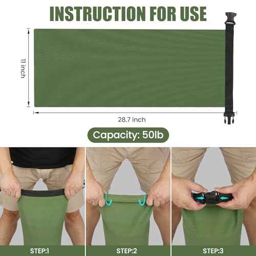 Flood Water Barrier Sand Bags - 8 Pcs Thickened Long Canvas Flood Protection Sandbags with Insert Buckle Reusable Quick Flood Barrier for Home Door Window Basement Garage Floor Flood Control (8)