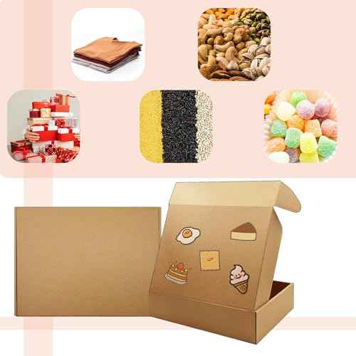 13 x 10 x 3 inch Shipping Boxes Set of 20£¬ Brown Corrugated Cardboard Box Mailer Boxes for Packaging Small Business Shipping£¬Mailing Boxes Bulk for Birthday Wedding Party Book Literature Gift Giving