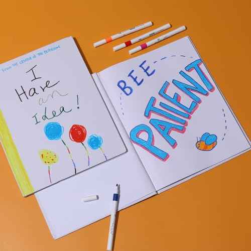 24 Count Blank Hardcover Books for Kids to Write Stories8.5x11 inch Hardcover Blank Sketchbooks Journal -Unlined Page Make Your Own Book for DIY, Classroom (18 Sheets / 36 Pages, White)