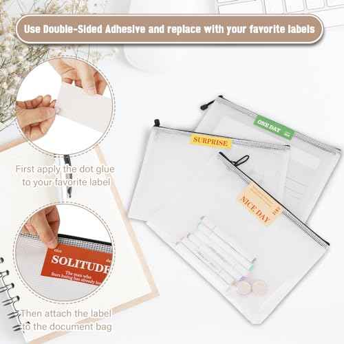 2 Pack Board Game Storage Containers with 10PCS Zipper Bags, DIY Stickers and Adhesive, Board Game Organizers and Storage Bags for Board Games, Puzzles, Toys, Video Game Office Supplies (Gray)