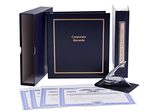 Hubco LLC Kit (Black) Binder, Slipcase & Seal — Operating Agreement, Certificates, Index Tabs