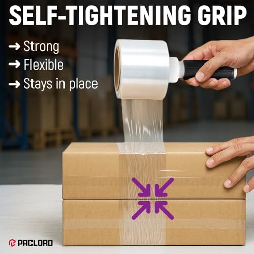 3" x 1000' Industrial Strength Stretch Wrap, Ready to Use Pack of 1