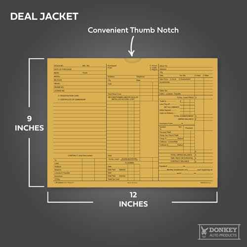 3-in-1 Deal Envelope Deal Jacket (100 per Pack) (W14)