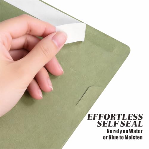 NKYE Sage Green 30 Pack A4 Blank Cards with Envelopes 4x6 Folded DIY Greeting Set