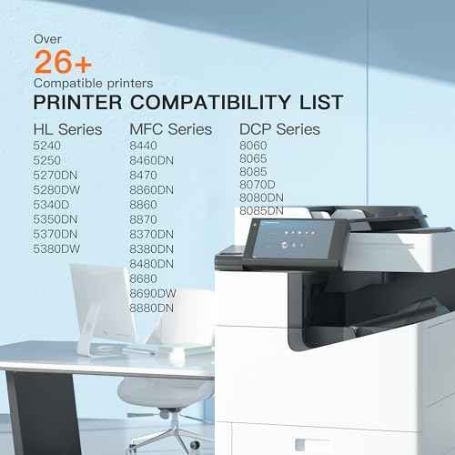 E-Z Ink Compatible Toner Cartridge Replacement for Brother TN580 TN650 TN550 TN620 High Yield Compatible with HL-5370DW HL-5340D DCP-8060 DCP-8065DN HL-5240 HL-5250DN MFC-8660DN (Black, 2 Pack)