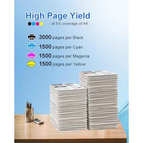 LC402XL Compatible Ink Cartridge Replacement for Brother LC402 Ink Cartridge LC402XL High Yield Work with MFC-J5340DW MFC-J6540DW MFC-J6940DW Printer (1 Black, 1 Cyan, 1 Magenta, 1 Yellow, 4 Pack)