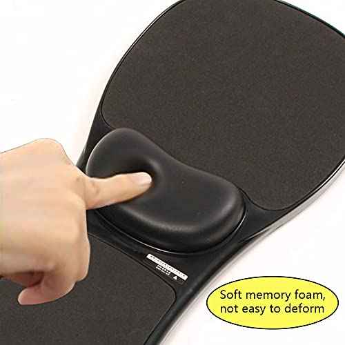 Upgrade Ergonomic Arm Rest Mouse Pads Dual Purpose for Desk and Chairs, Adjustable Armrest Wrist Support Attachment, Gaming Covers for Elbows and Forearms Pressure Relief Office Computer Desk Extender