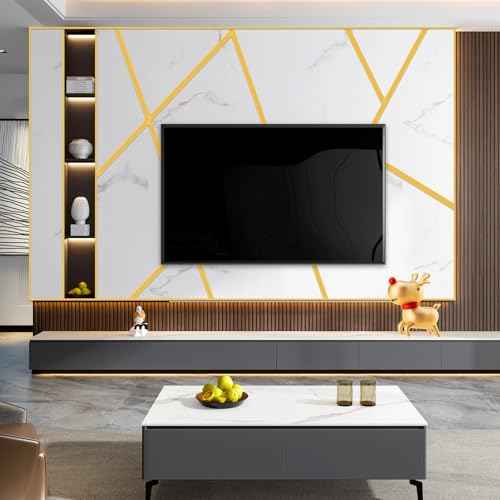 2 Rolls Gold Washi Tape 0.59In ¡¿ 130Ft (Total 40m) Low Tack Solid Foil Gold Tape, Shiny Metallic Decorative Tape for Wall Mirror Decor Crafts Christmas Gift Wrapping