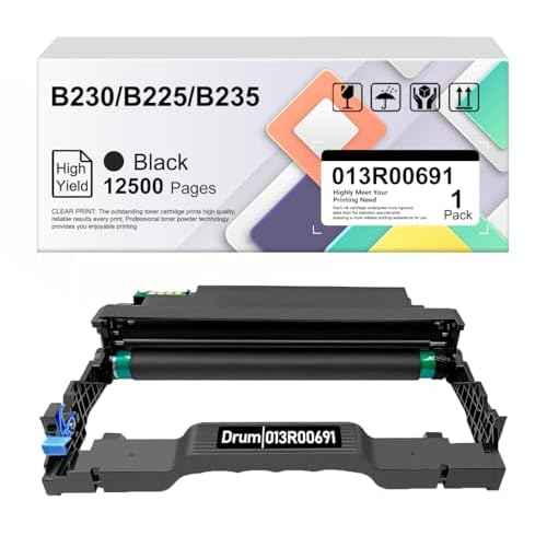 B230/B225/B235 Drum Unit Compatible Replacement for Xerox 013R00691 Drum for Xerox B230 B225 B235 Printer(12,500Pages, 1 Pack)