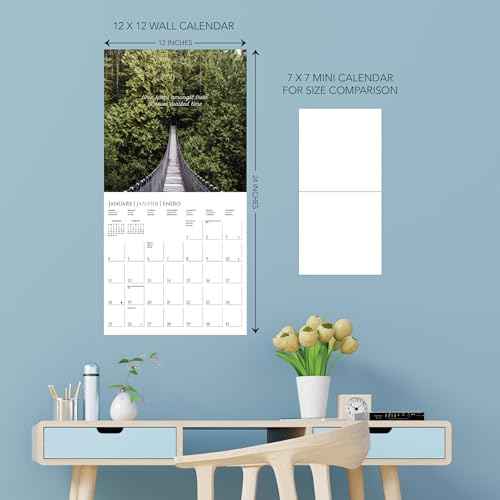Graphique 2026 Into the Woods Wall Calendar | 12¡± x 12¡± | Thick Paper | Home & Office Organizer | Large Monthly Grid | 3 Languages & Marked Holidays | 4 Month Preview Page for 2027