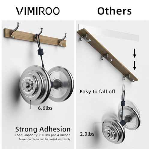 2 Pack Double Sided Tape Heavy Duty, Extra Large 16.4FT Nano Double Sided Mounting Tape, Transparent Strong Removable Adhesive Picture Hanging Strips, Wall Tape Sticky Poster Carpet Decor