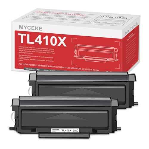 2 Pack Compatible TL-410X Toner Cartridge: TL-410X TL-410H TL-410 Replacement Toner Cartridge for Pantum M7102DW P3012DW M6800FDW M7100DW M7200FDW M6802FDW M7102DN M7202FDW Printer, 6,500 Pages Each