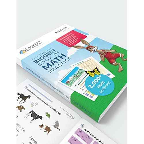 Calvert 2nd Grade Starter Kit and Clubhouse Biggest Book of Math Practice