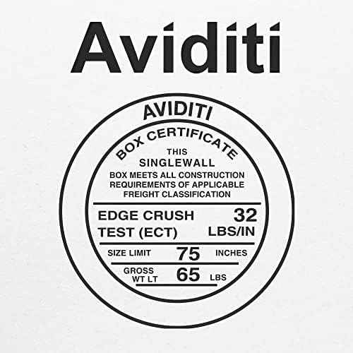 AVIDITI Small Shipping, Packing, & Mailer Boxes, White 9"L x 6.25"W x 4"H (50-Pack) Heavy Duty Corrugated Cardboard Boxes for Packaging, Mailing, Small Businesses, Gifts & Storage
