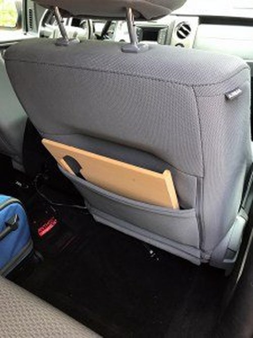 Wheeldesk Notebook Size (15 1/4" x 13 3/4") Motor Vehicle Desk - SUV & Car Writing Surface, Steering Wheel Laptop Computer Station - Tablet Table - Minivan Desk, Automobile Lunch Tray