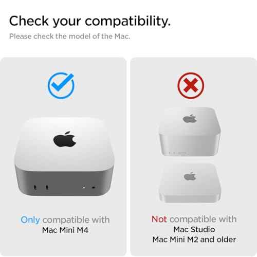Spigen Klasden Pouch Designed for Mac mini M4 M4 Pro (2024) Portable Travel Case Pouch Storage - Charcoal Gray