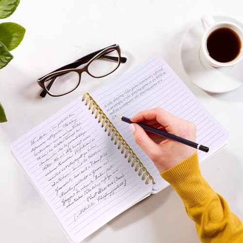 6 PCS Small Spiral Notebook 5x7, Cute Aesthetic Spiral Journal Note book for Women & Men, Spiral Bound Journals for Work School Note Taking Business, Journals for Writing 50 Sheets