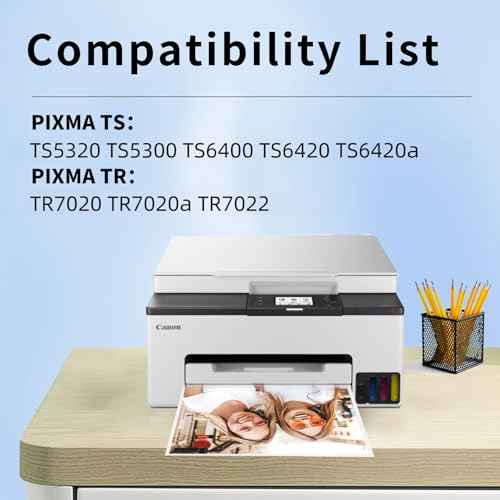 260XL Black Ink Cartridge Replacement for Canon PG-260 Black Ink Cartridge 260XL High Yield for Canon Pixma TS6420a TS6420 TS6400 TR7020 TR7020a TTR7022 TR7022a TS5300 TS5320 Printer(2Black)