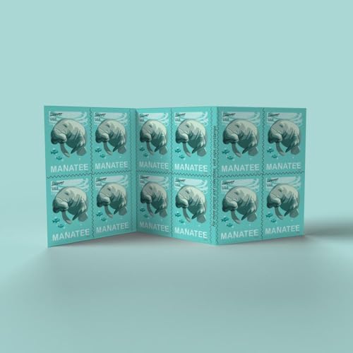 Save Manatees (2 Booklets of 20) First-Class Mail Forever Postage Stamps Scott #5851