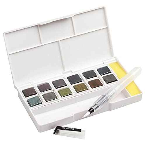 Derwent Graphitint Paint 12 Pan Palette