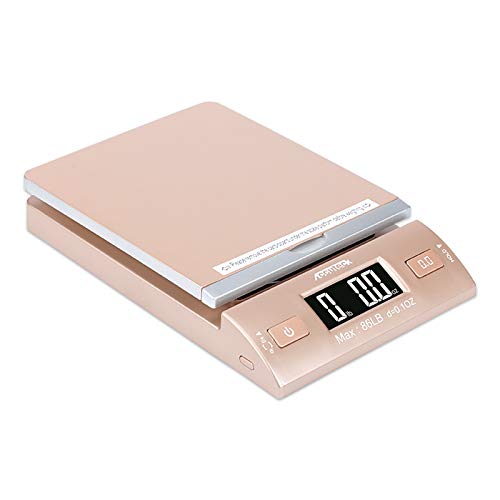 Accuteck Gold Digital Postal Scale 86Lb with Batteries & AC Adapter - Pack of 1