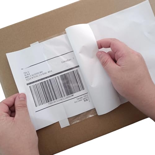 9.5 x 12 Inch Waterproof Packing List Envelopes 500 Pack - Self-Adhesive Shipping Bags