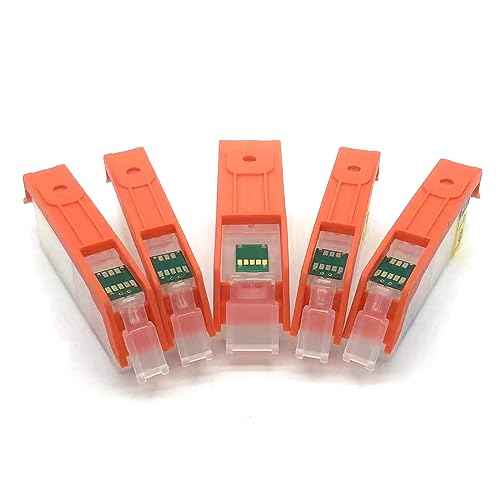 280 281 Empty Refillable Ink Cartridge Parts, Compatible for Canon Pixma TR8520 TR7520 TS6120 TS6220 TS6320 TS6300 TS6200 TS9521C Printer (280/281)