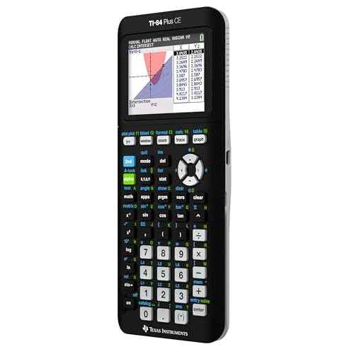 Texas Instruments TI-84 Plus CE Color Graphing Calculator, Black