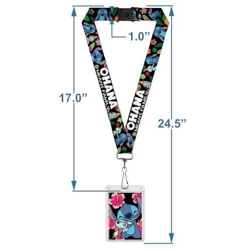 Buckle Down Lanyard-1.0-Ohana Means Family/Stitch & Scrump Poses/TRO