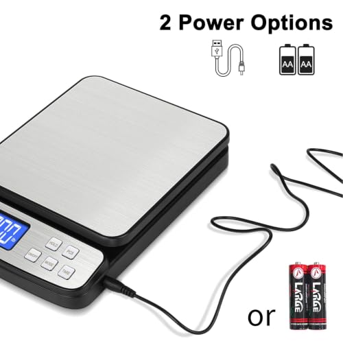 Fuzion Digital Postal Scale 90lb x 0.1oz Stainless Steel Platform PS2 Variation