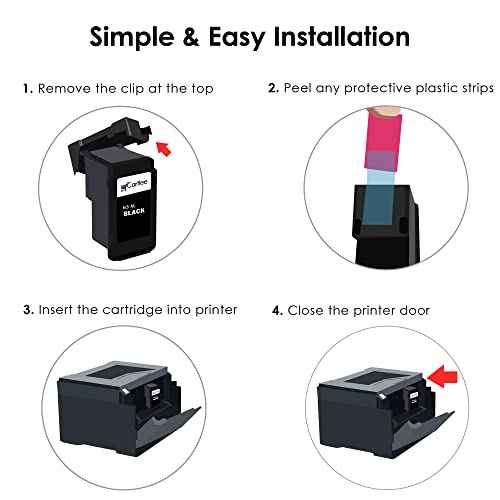 Cartlee Remanufactured Ink Cartridge Replacement for Canon PG-240XL 240 XL PIXMA MX472 MX452 MG3520 MX432 MX439 MG3220 MX512 MG2120 MX459 MG3620 MG3600 MX479 (2 Black)