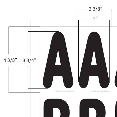 Replacement Numbers for White Message Board Sidewalk Signs with 4 Inch Tracks, 6 of Each Number 0 to 9, Black on White Background