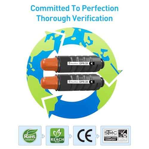 MasaiMara GPR-39 GPR39 2787B003AA Toner Cartridge Compatible Replacement for Canon imageRunner 1730 1730iF 1740 1740iF 1750 1750iF Printer (2 Pack, Black)