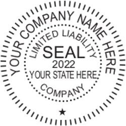 Hubco LLC Kit: Binder, Slipcase, Operating Agreement, Membership Certificates & Self-Inking LLC Seal Stamp