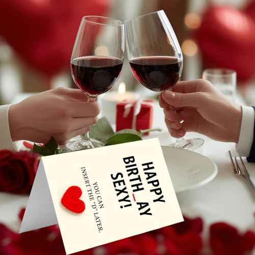 Gifts for Men | Funny Birthday Card & Gifts for Men Husband Boyfriend Him, Happy Bday Card, Handmade Humorous Bday Greeting Card, Cute & Hilarious