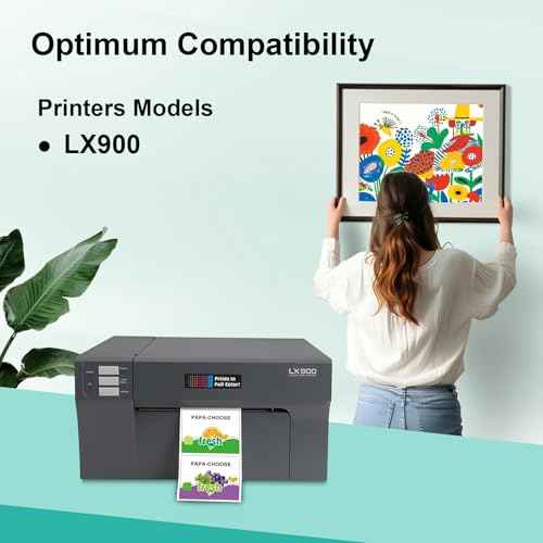 Compatible LX900 Ink Cartridge Replacement for Primera 53423 Magenta Ink Used with Primera LX900 Ink Printers (2 Pack)