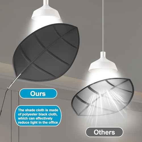 Office Cubicle Shade Cubicle Desk Light Shield to Block Overhead Light Office Cubicle Accessories