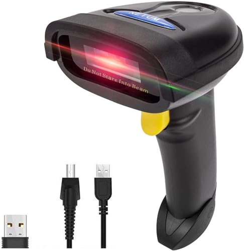 NETUM NT-1228BL 2D Barcode Scanner Wireless Bluetooth USB Handheld for QR Data Matrix