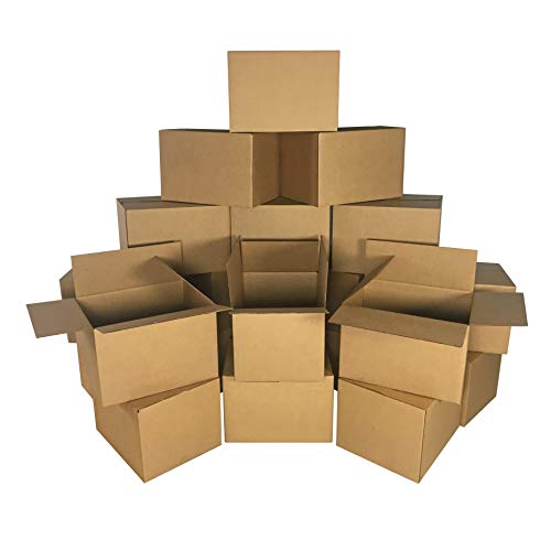 uBoxes Moving Boxes Bundle of 20 - Medium 18x14x12 Inches for Moving & Packing