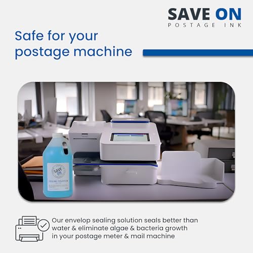 1/2 Gallon Envelope Sealing Solution for Mailing Systems | Compatible E-Z Seal